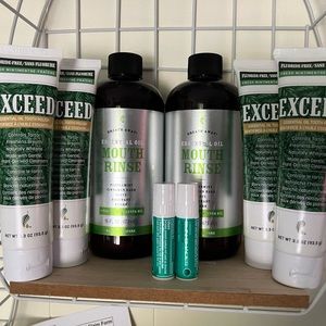 Bundle of empty bottles